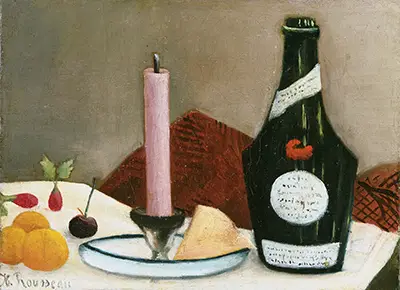 The Pink Candle Henri Rousseau